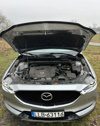 Mazda CX-5 cena 91000 przebieg: 62000, rok produkcji 2017 z Lubartów małe 232